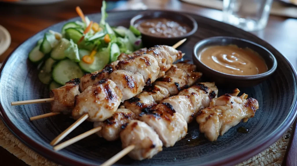 Thai-Inspired Peanut Butter Chicken Satay