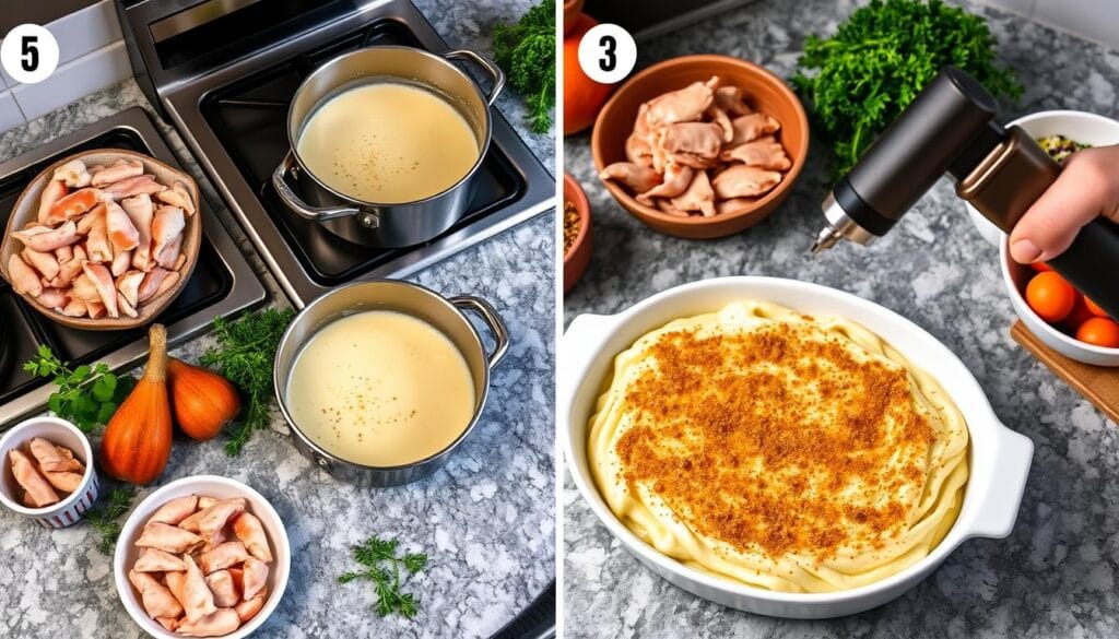 Crab Brulee Preparation Steps Crab Brulee Preparation Steps