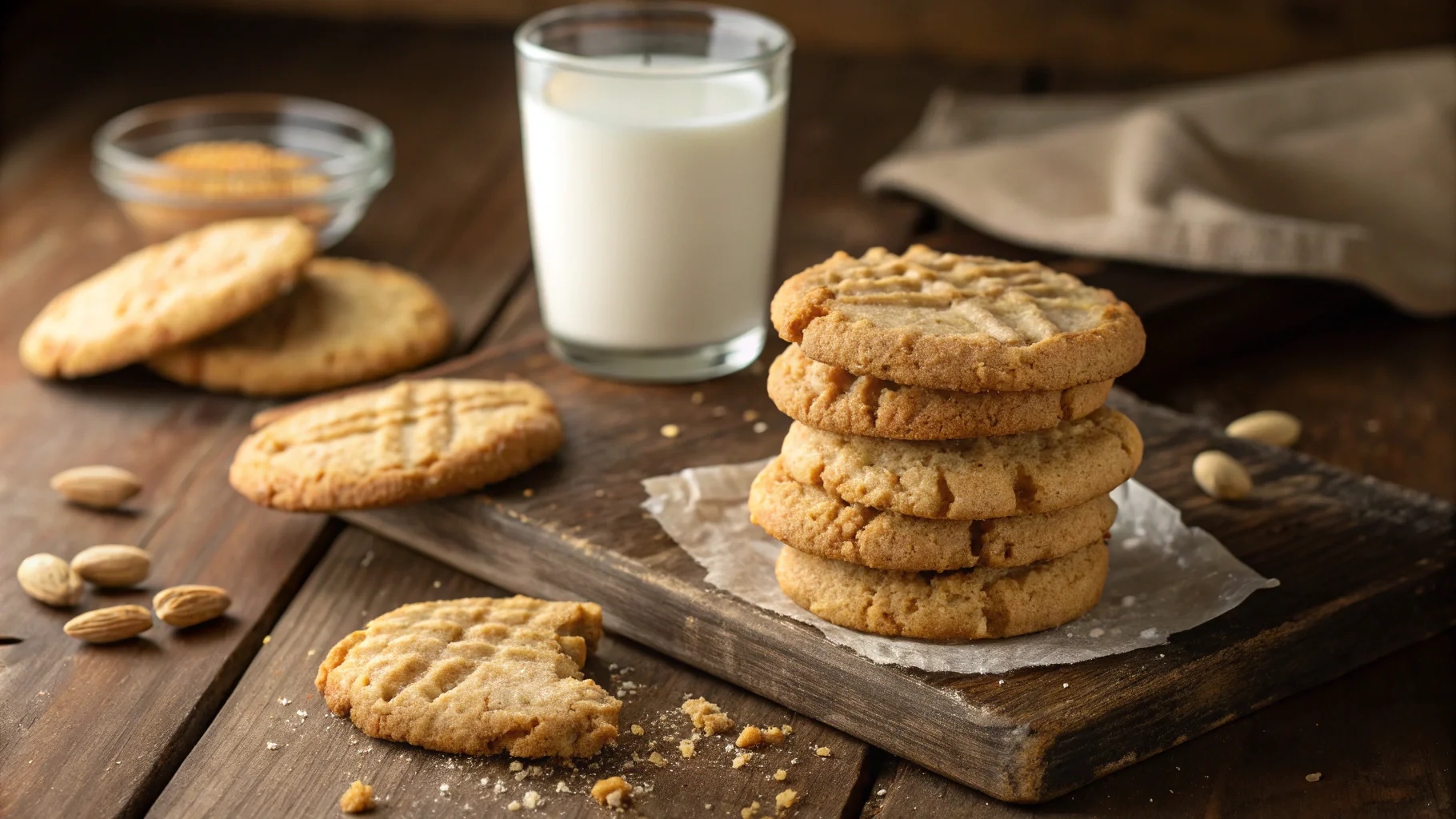 stack-of-peanut-butter-cookies